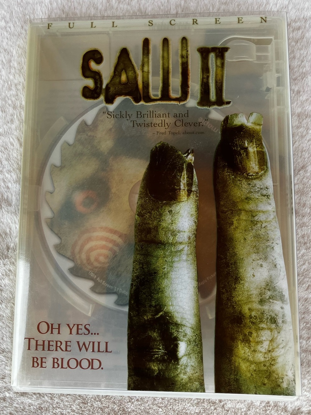 5/$20 DVDs | Saw II Full Screen 2005 Horror Thriller Tobin Bell Donnie Wahlberg